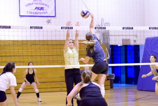 Laguardia women's volleyball game