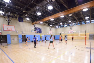 Nyc volleyball league game at Brandeis hs