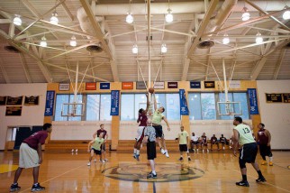 NYC Basketball league Tipoff at Trinity HS