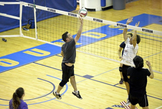 coed volleyball game