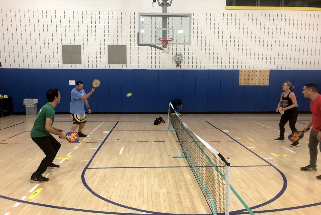 Pickleball game